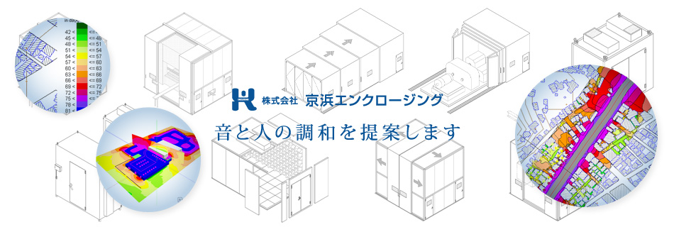 防音室 防音シート 防音カーテン 京浜エンクロージング